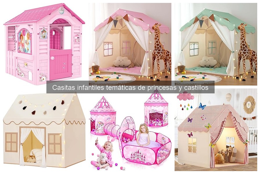 Guía de compra de casitas infantiles de princesas y castillos