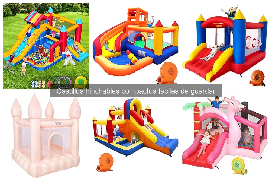 Guía de compra de castillos hinchables compactos