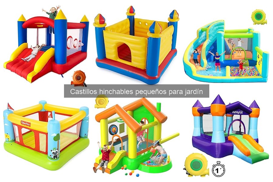 Guía de compra de castillos hinchables pequeños para jardín