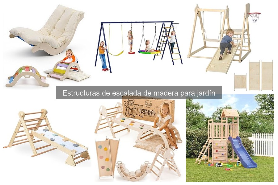 Guía de compra de estructuras de escalada de madera