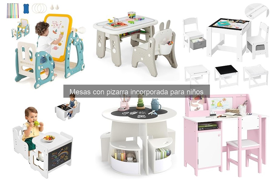 Guía de compra de mesas con pizarra para niños