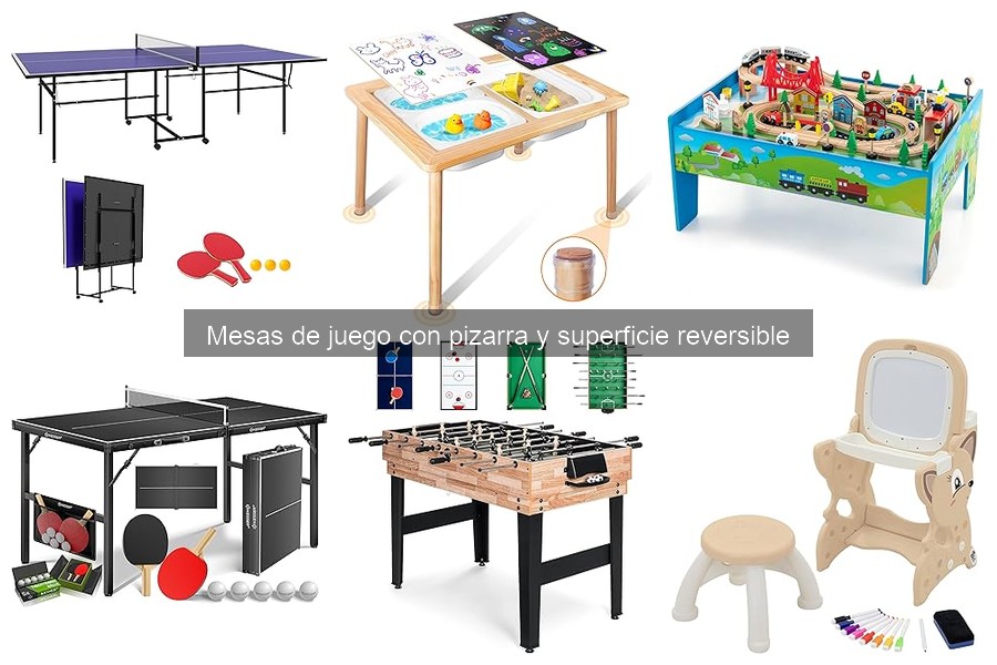 Guía de compra de mesas de juego con pizarra y reversible