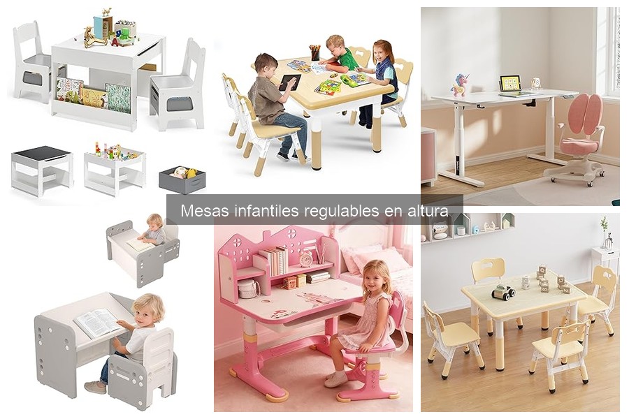 Guía de compra de mesas infantiles regulables en altura