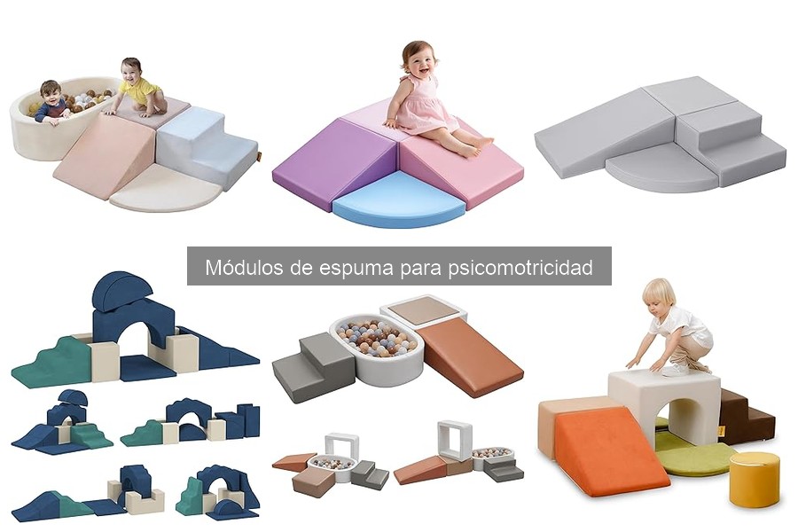 Guía de compra de módulos de espuma para psicomotricidad