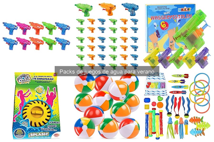 Guía de compra de packs de juegos de agua para verano