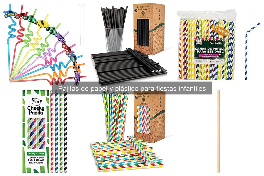 Guía de compra de pajitas para fiestas infantiles