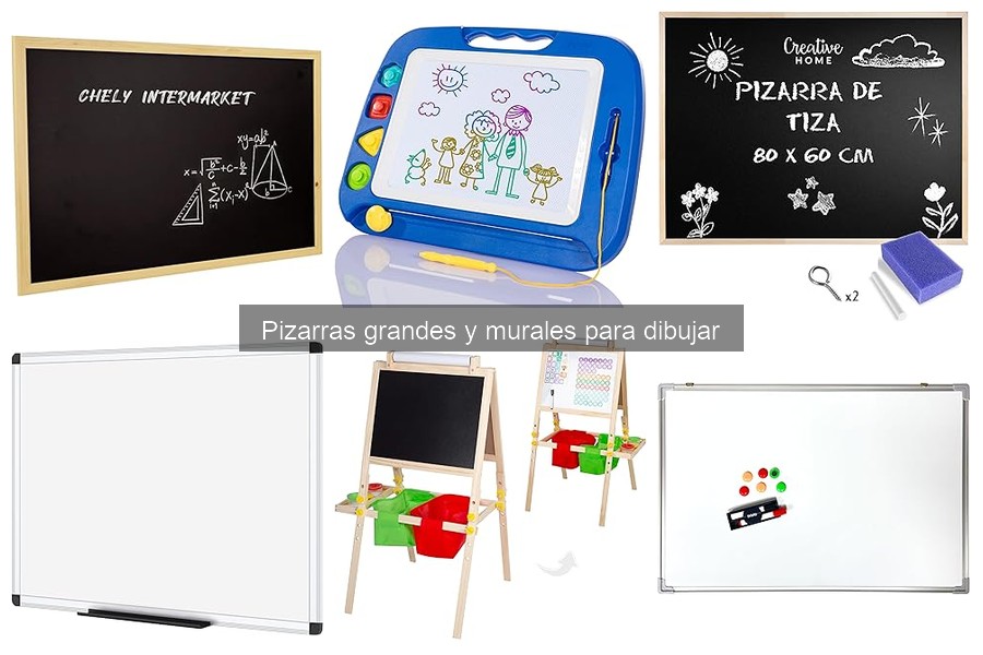 Guía de compra de pizarras grandes y murales para dibujar