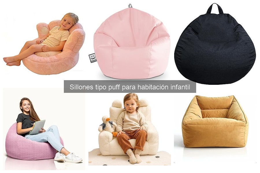 Guía de compra de sillones puff para habitaciones infantiles