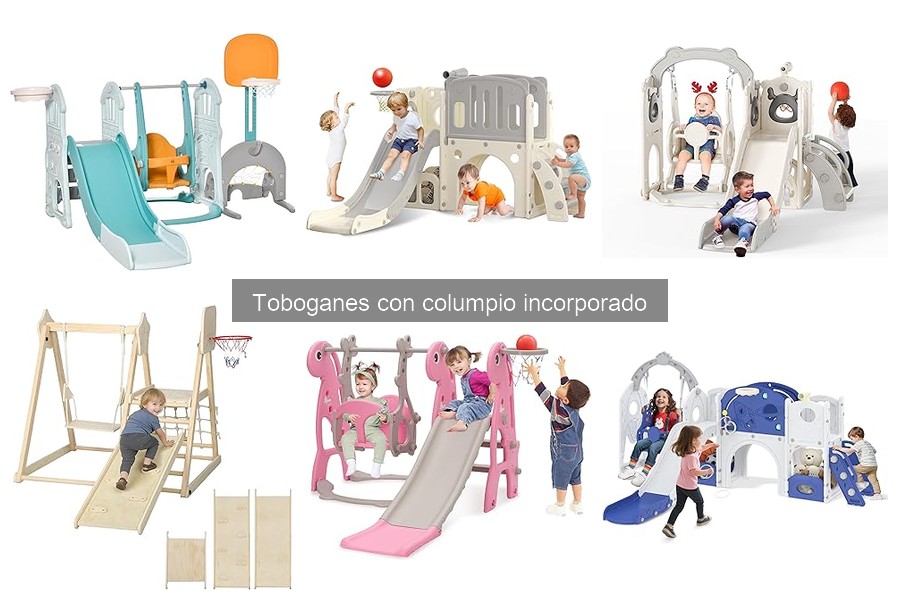 Guía de compra de toboganes con columpio para niños