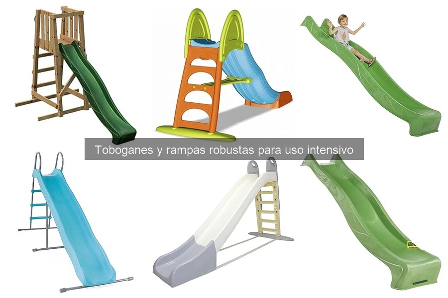 Guía de compra de toboganes y rampas robustas para niños
