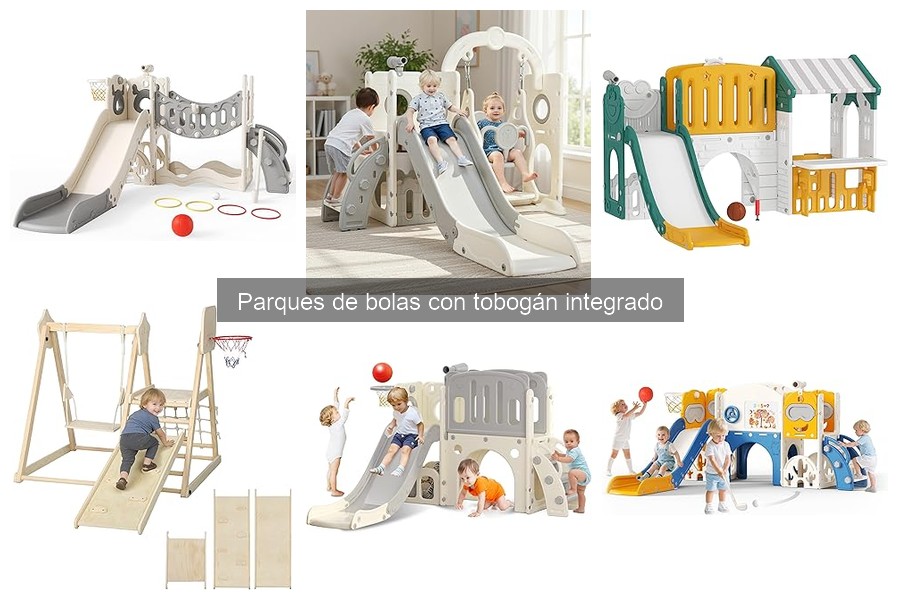 Guía de compra: parques de bolas con tobogán integrado