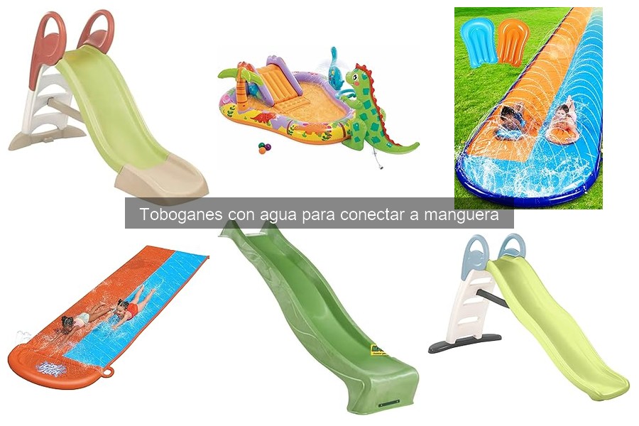 Guía de compra: toboganes con agua para conectar a manguera