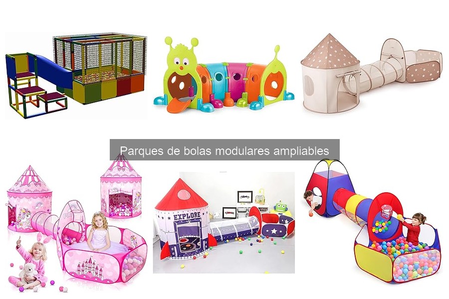Guía de instalación de parques de bolas modulares para niños