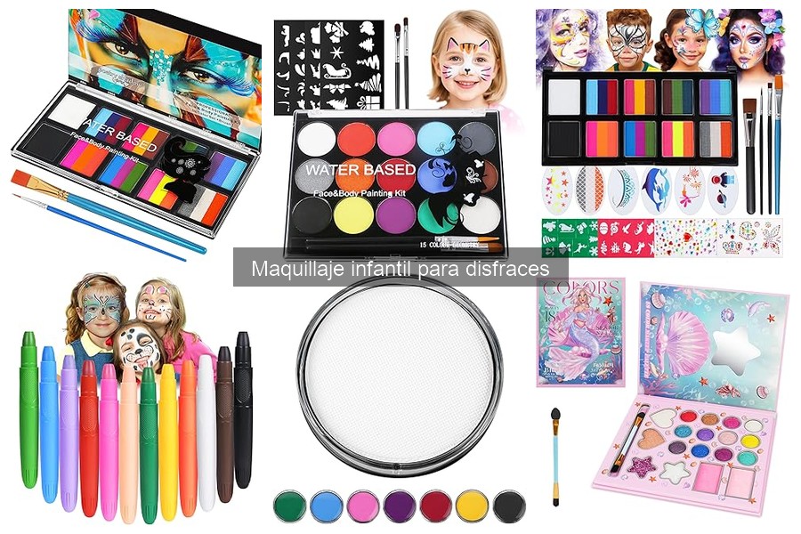 Guía de maquillaje infantil para disfraces en fiestas