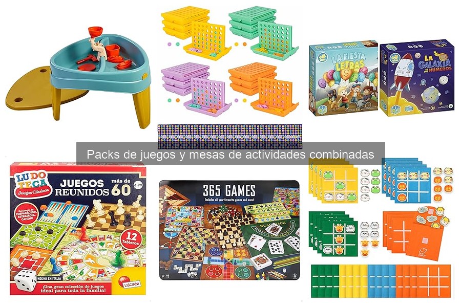 Guía de Packs de Juegos y Mesas de Actividades Combinadas