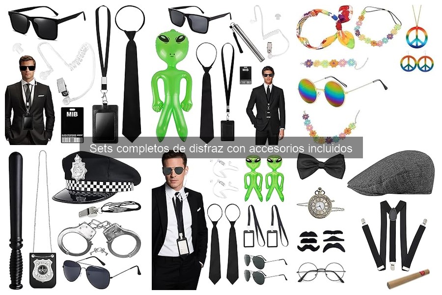 Guía de Sets Completos de Disfraz con Accesorios Incluidos