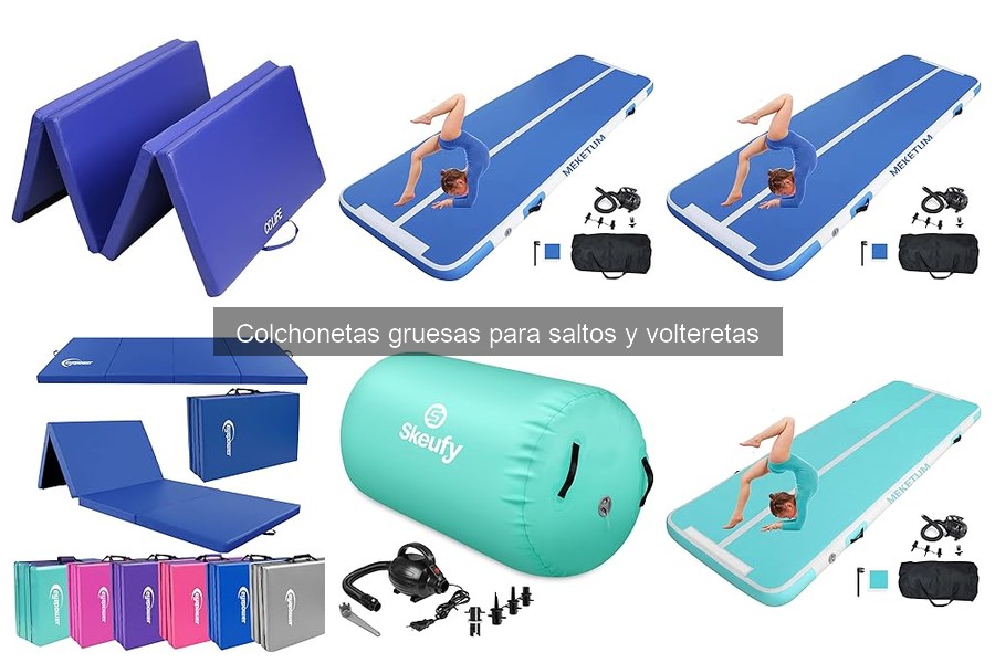 Guía para elegir colchonetas gruesas para saltos y volteretas