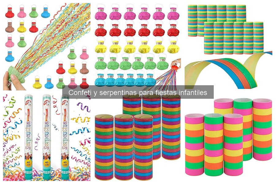 Guía para elegir confeti y serpentinas en fiestas infantiles