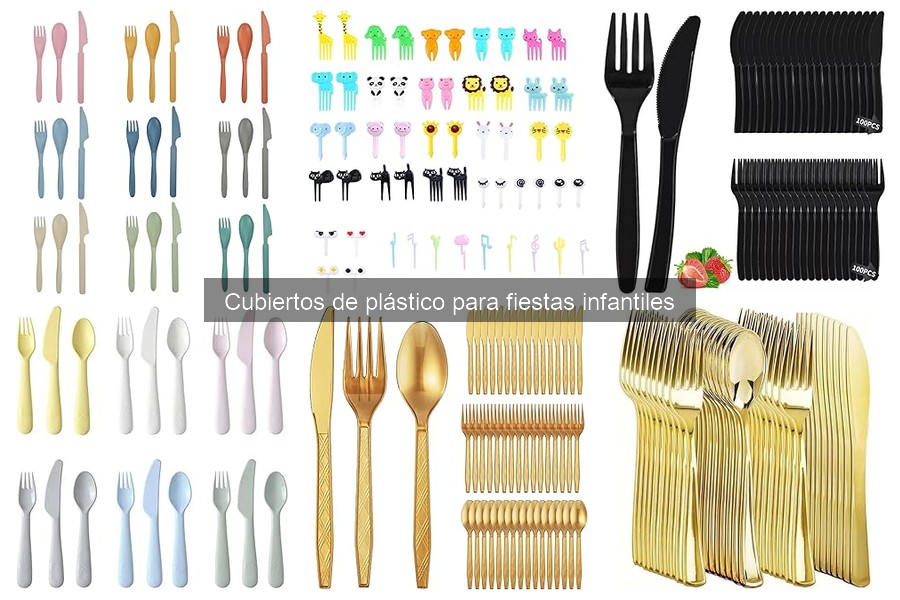 Guía para elegir cubiertos de plástico para fiestas infantiles