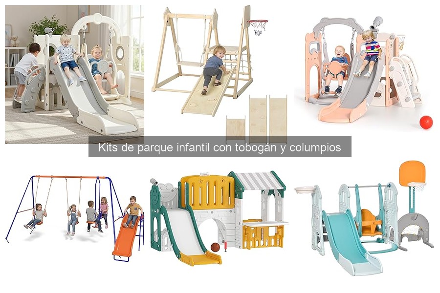Guía para elegir el mejor kit de parque infantil con tobogán