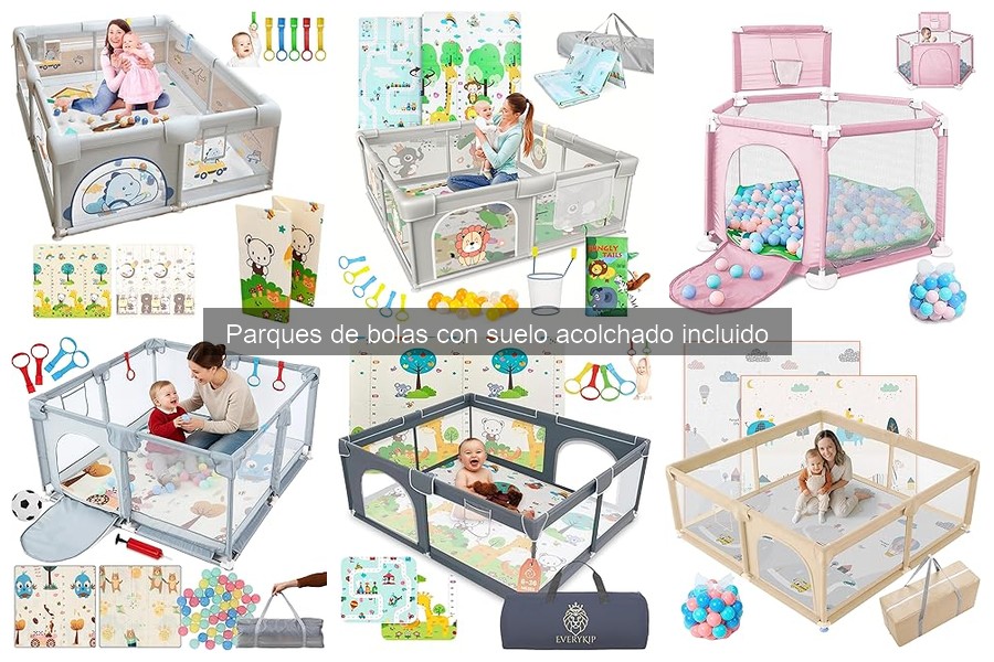 Guía para elegir el mejor parque de bolas con suelo acolchado