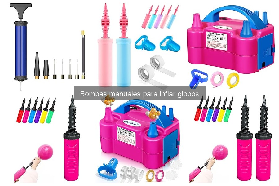 Guía para elegir la bomba manual de inflado de globos