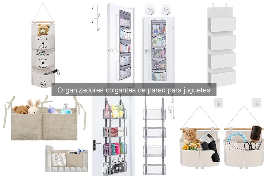 Guía para elegir organizadores colgantes de pared para juguetes