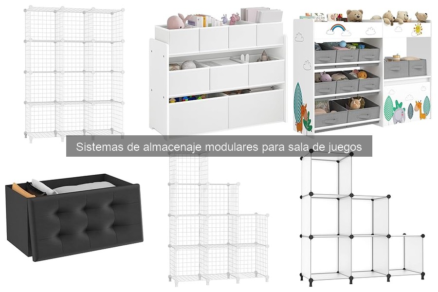 Guía para elegir sistemas de almacenaje modulares para sala de juegos