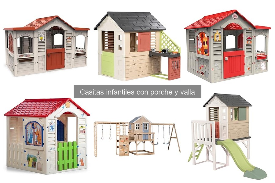 Guía para instalar una casita infantil con porche y valla
