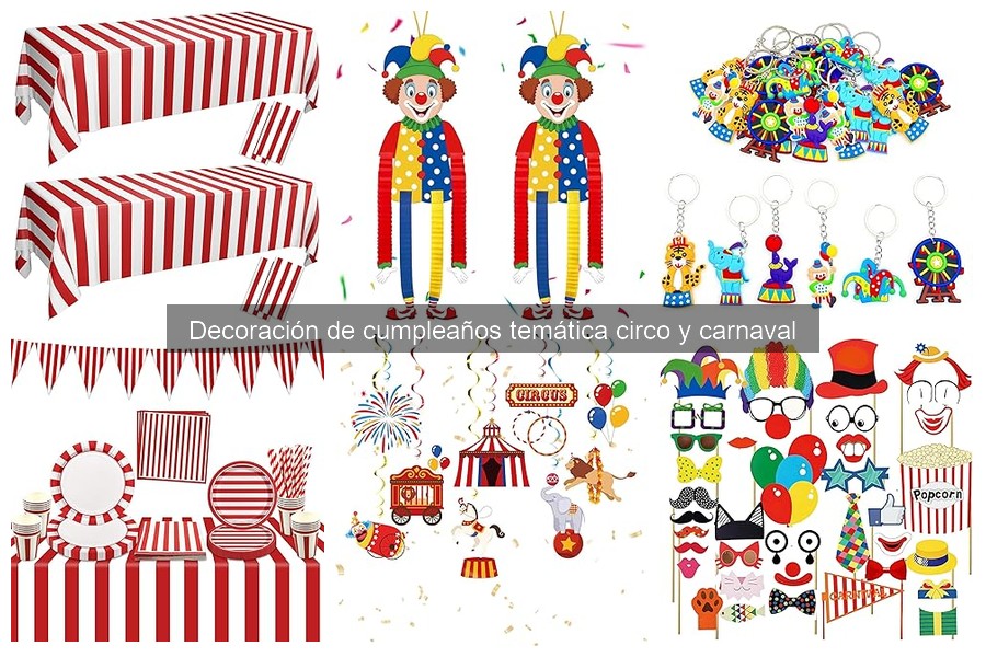 Guía para organizar una fiesta de cumpleaños temática circo