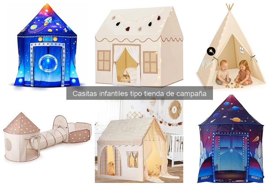 Guía sobre casitas infantiles tipo tienda de campaña