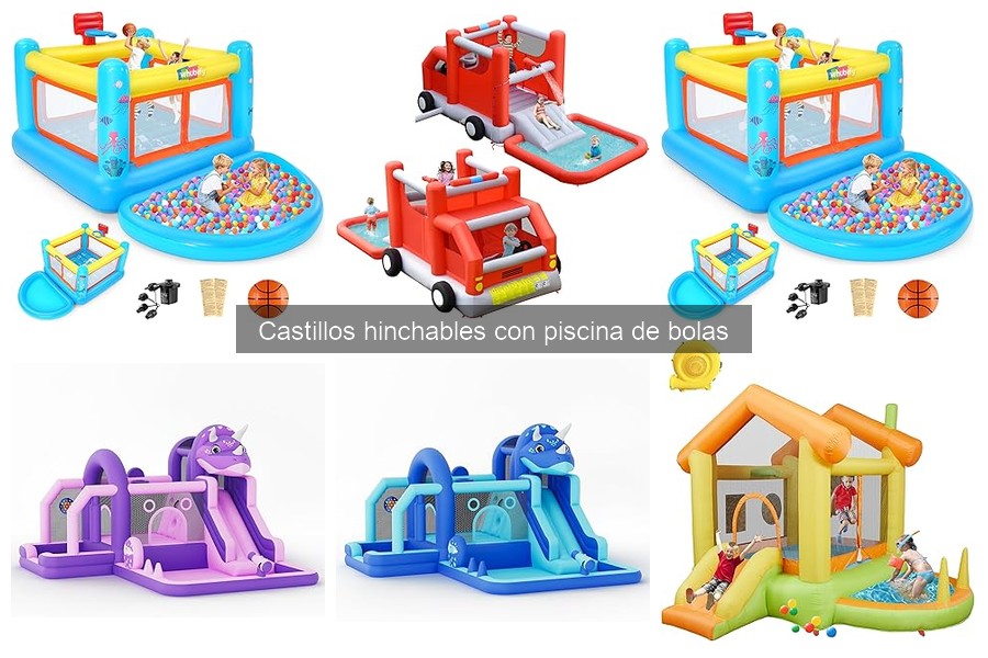 Guía sobre castillos hinchables con piscina de bolas para niños