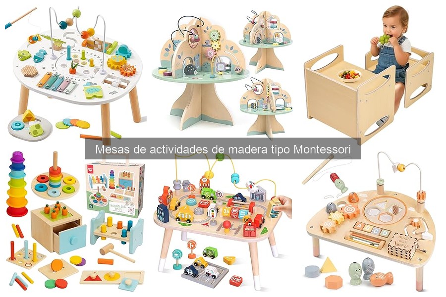 Guía sobre Mesas de Actividades de Madera Montessori