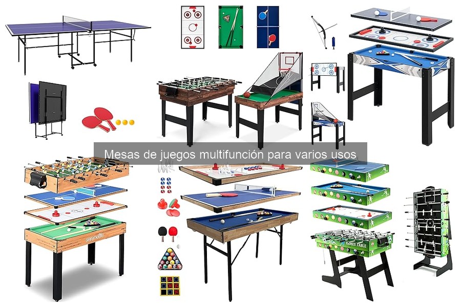 Guía sobre Mesas de Juegos Multifunción: Usos y Características