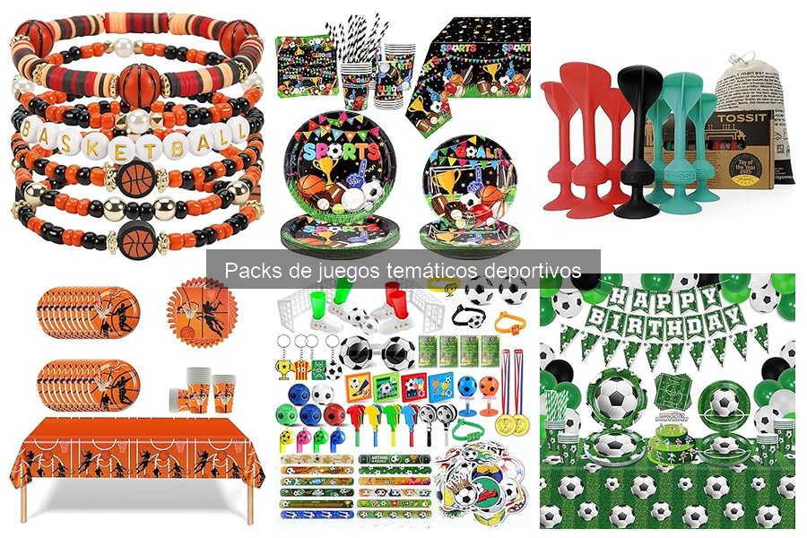 ** Guía sobre Packs de Juegos Temáticos Deportivos para Niños