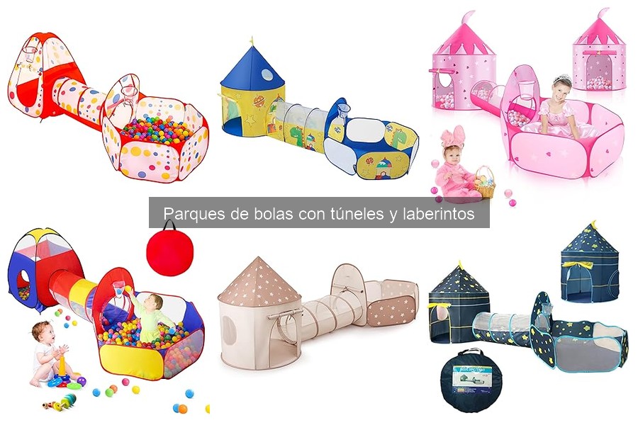 Guía sobre parques de bolas con túneles y laberintos