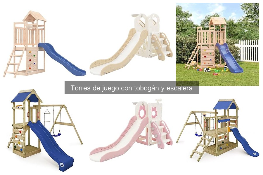 Guía sobre Torres de Juego con Tobogán y Escalera para Niños