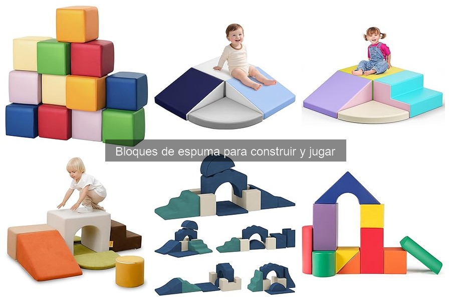 Ideas creativas de juegos con bloques de espuma para niños