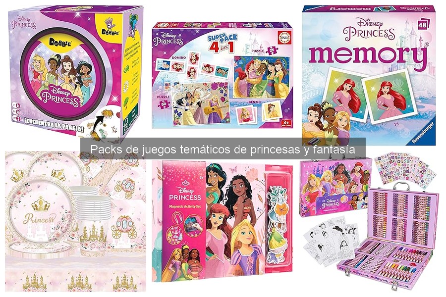 Ideas creativas de juegos con packs de princesas y fantasía