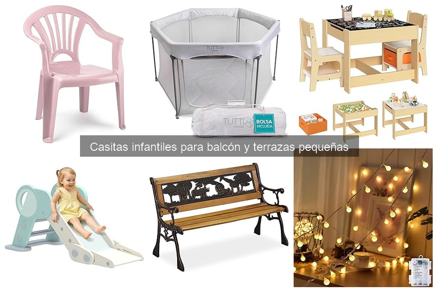 Ideas creativas para decorar casitas infantiles en balcones