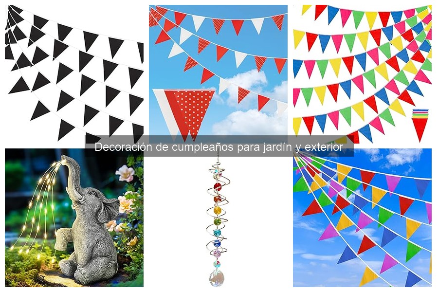 Ideas creativas para decorar cumpleaños en el jardín