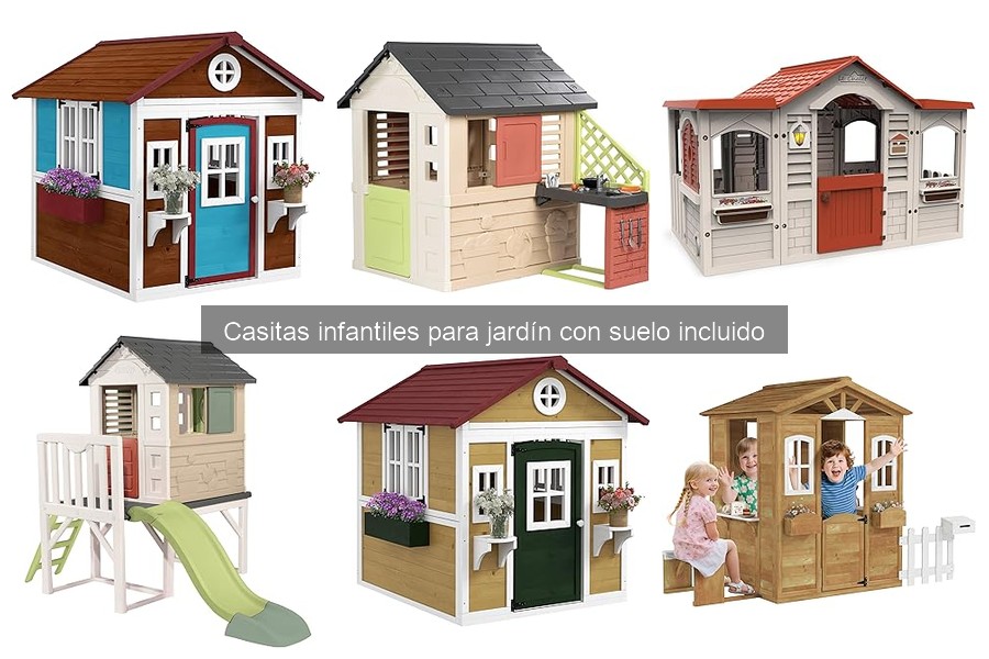 Ideas creativas para decorar la casita infantil en el jardín