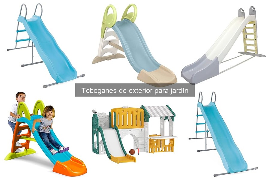 Ideas creativas para integrar un tobogán en tu jardín