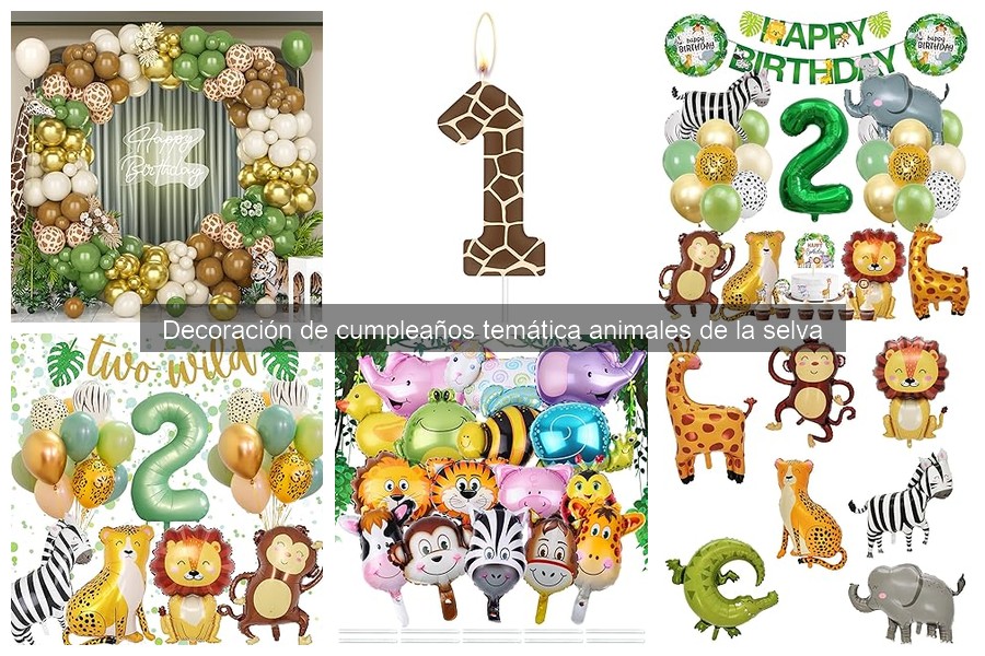 Ideas creativas para invitaciones de cumpleaños de selva
