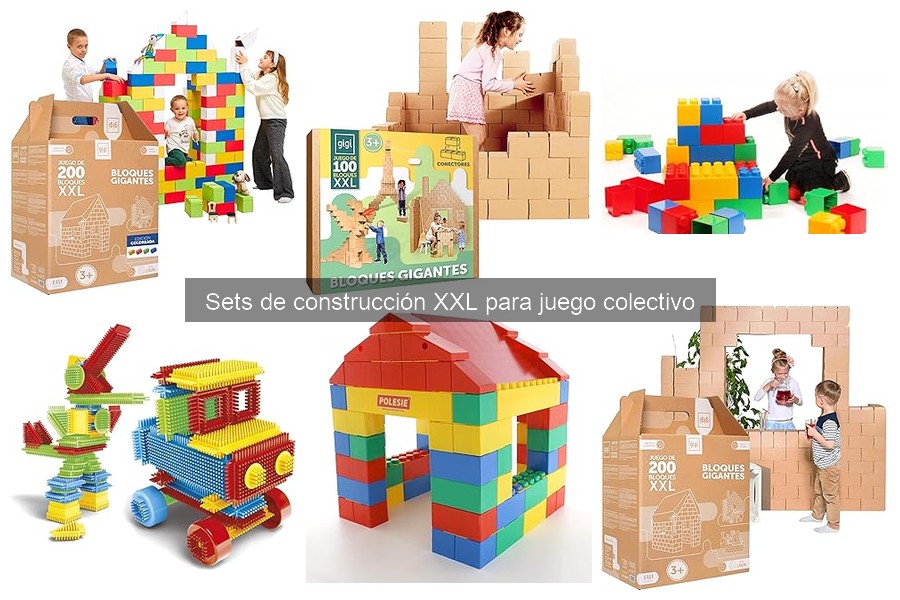 Ideas creativas para jugar con sets de construcción XXL