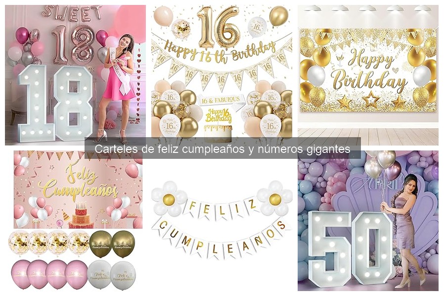 Ideas Creativas para Personalizar Carteles de Cumpleaños
