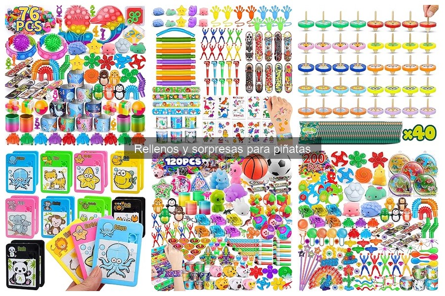 Ideas creativas para rellenar piñatas únicas