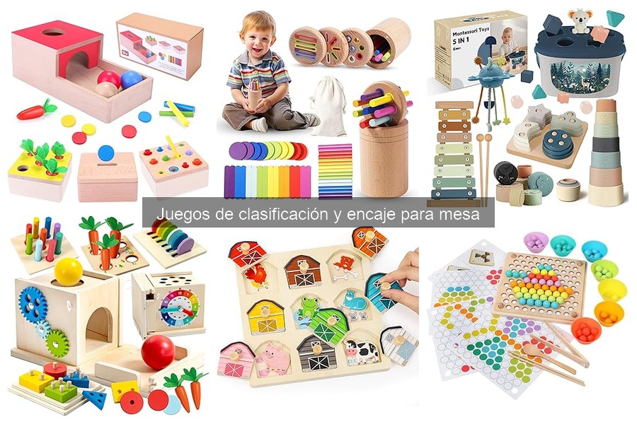 Ideas creativas para usar juegos de clasificación y encaje