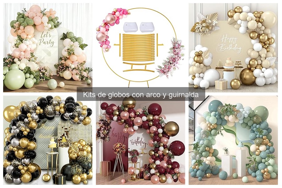 Ideas Creativas para Usar Kits de Globos con Arco en Fiestas