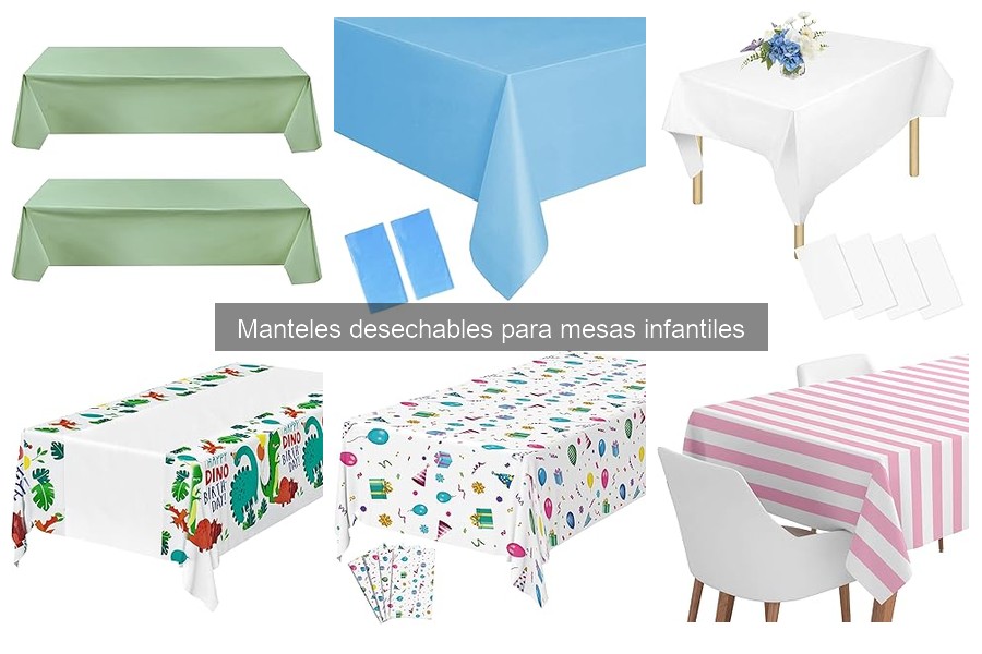 Ideas creativas para usar manteles desechables en fiestas infantiles